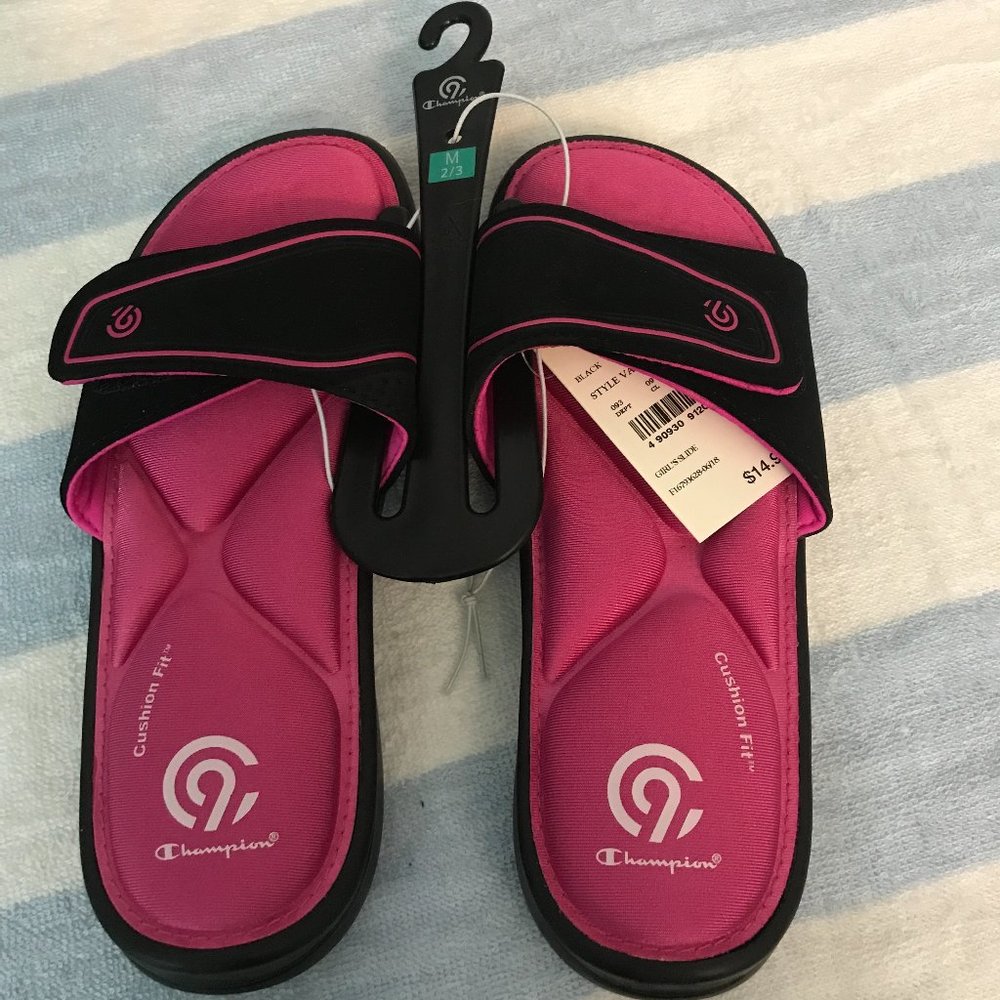 Girls' Valma Sport Memory Foam Slide Sandals